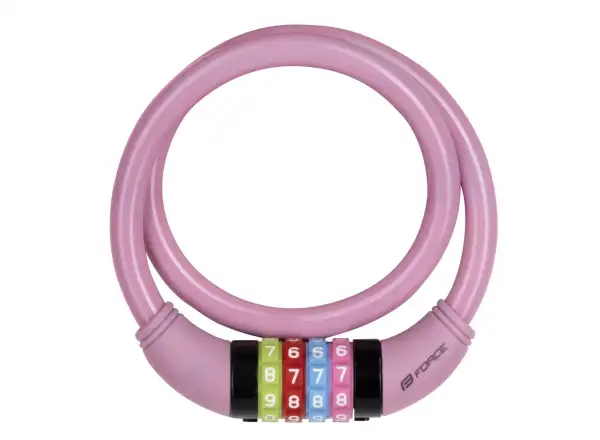 Force L12/650 mm combination lock pink