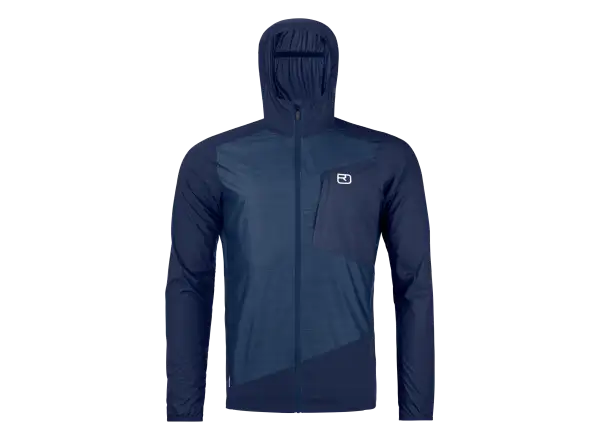 Ortovox Trace Windbreaker men's jacket Blue Nunatak