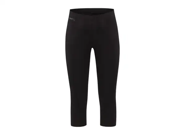 Craft ADV Wool Merino women's base 3/4 pants black