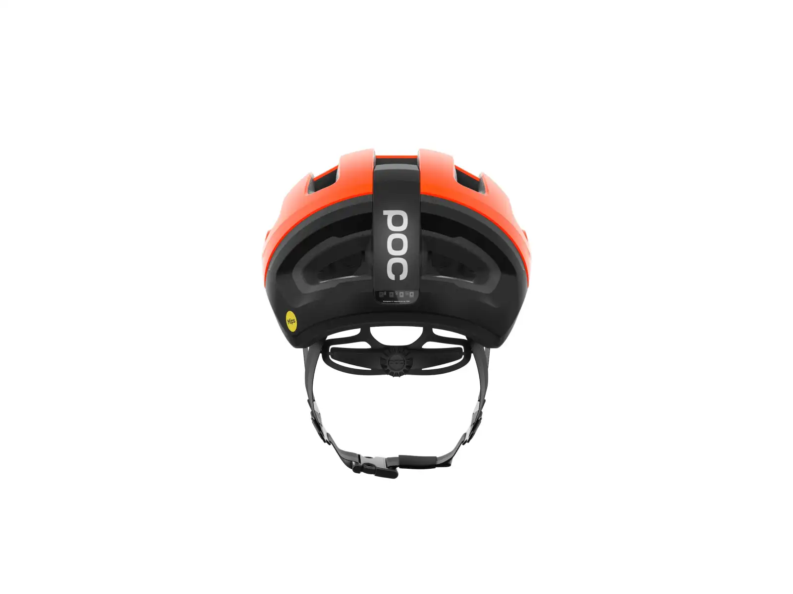 POC Omne Beacon MIPS road helmet Fluorescent Orange Matt/Uranium Black Matt