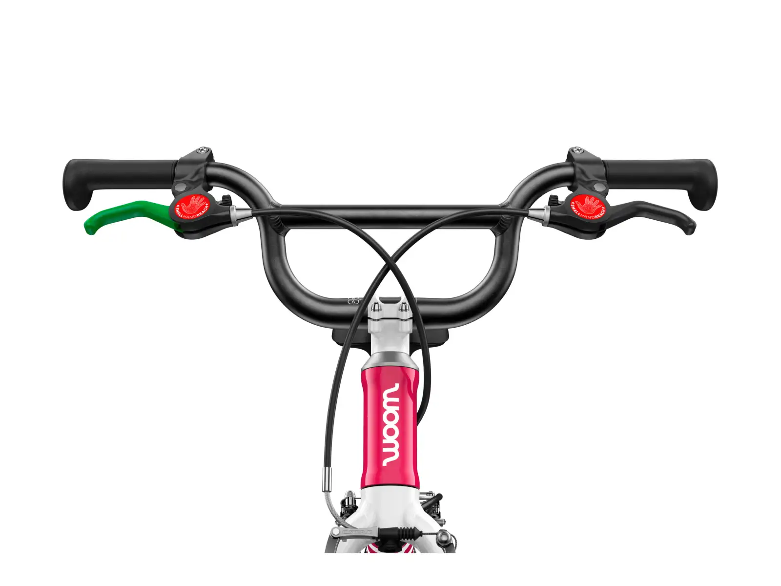 Woom GO 1 Plus children's balance bike 14" Hot Pink