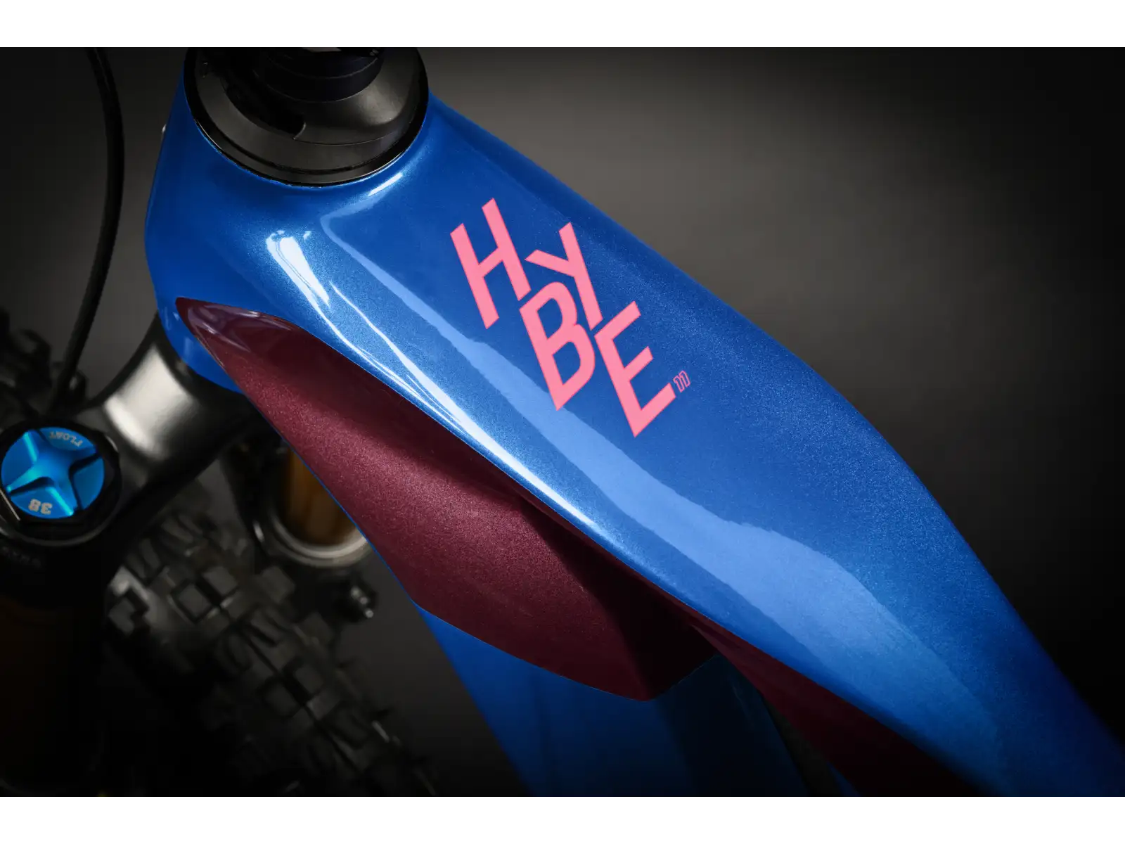 Haibike Hybe 11 Blue/Magenta/Pink full suspension e-bike