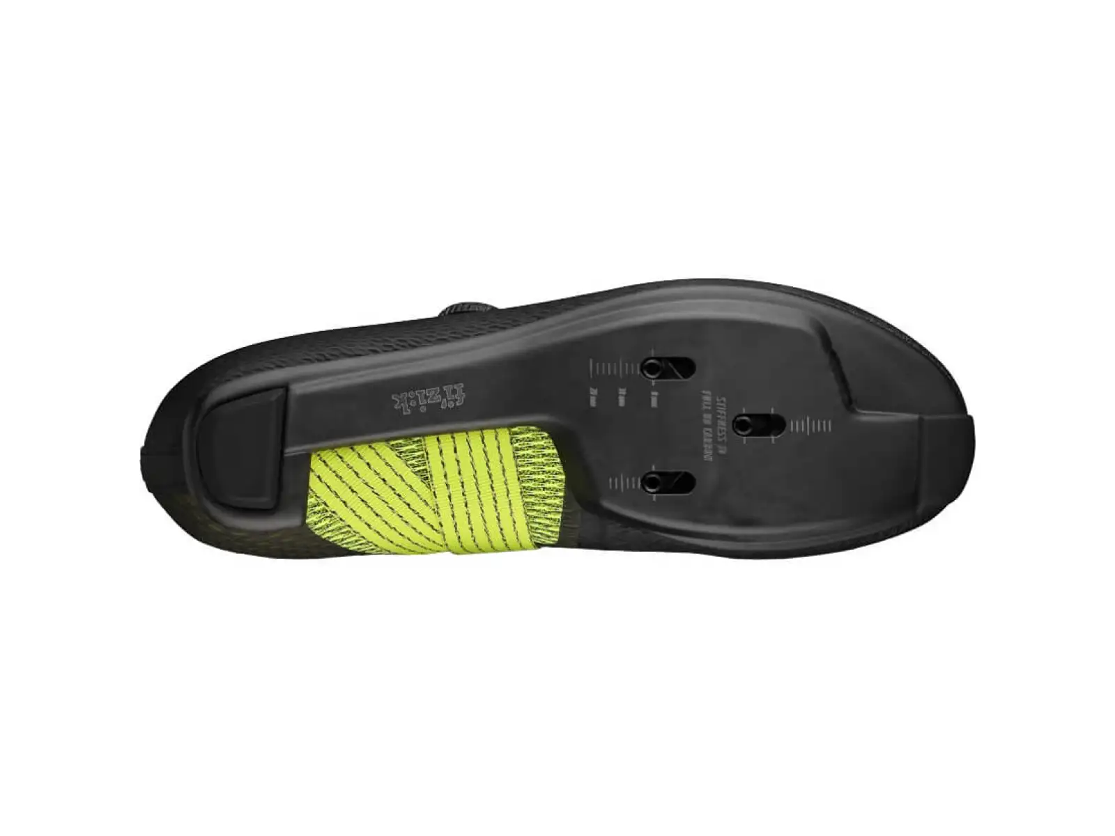 Fizik Vento Stabilita Carbon road men's cycling shoes Black/Yellow Fluo