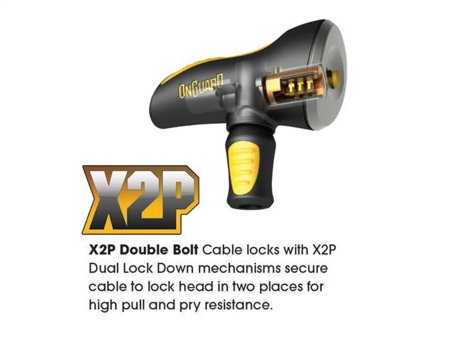 OnGuard Bulldog Mini 8013C Combination U-Lock 90x140 mm