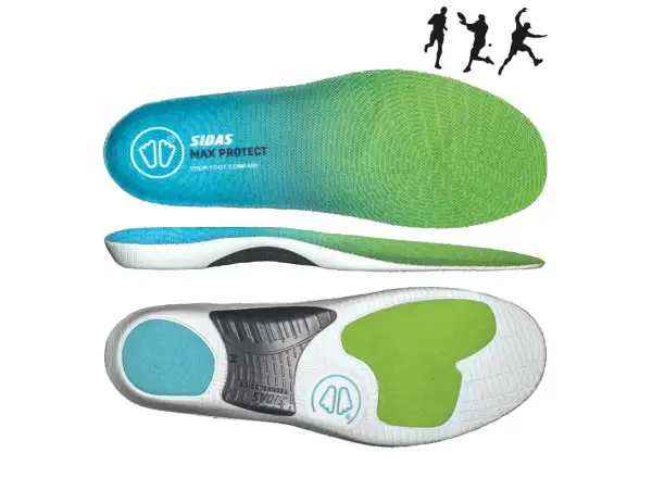 Sidas Max Protect Activ' Slim insoles medium arch 1 pair