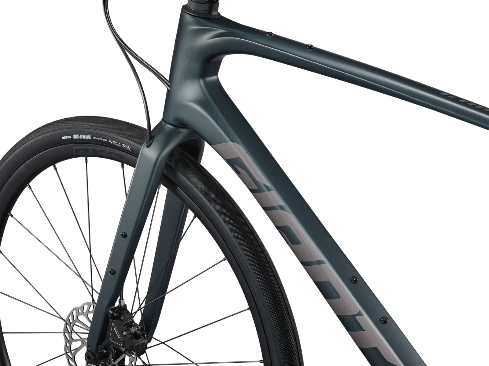 Giant FastRoad AR Advanced 1 road bike Asphalt Green