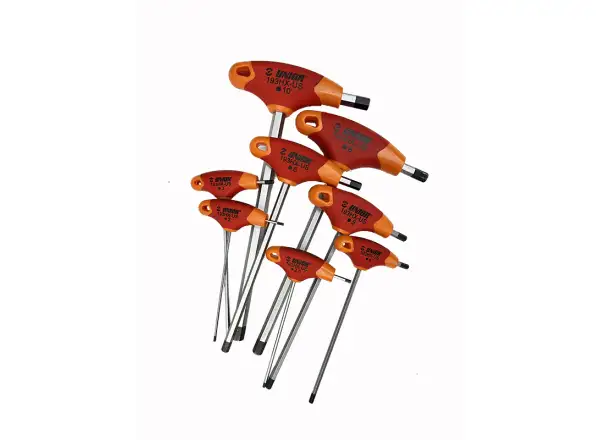Unior set of hex keys with handle without ball