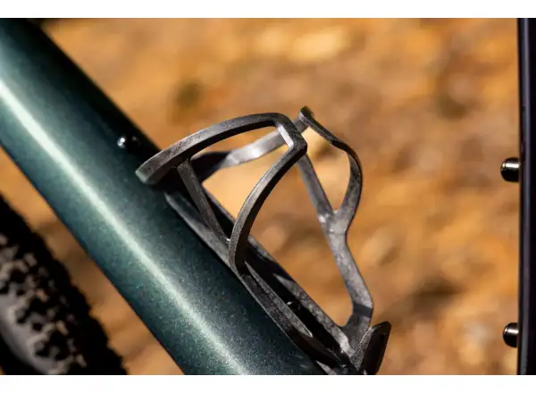 Giant Airway Elite Matt bottle cage Black/Gloss silver