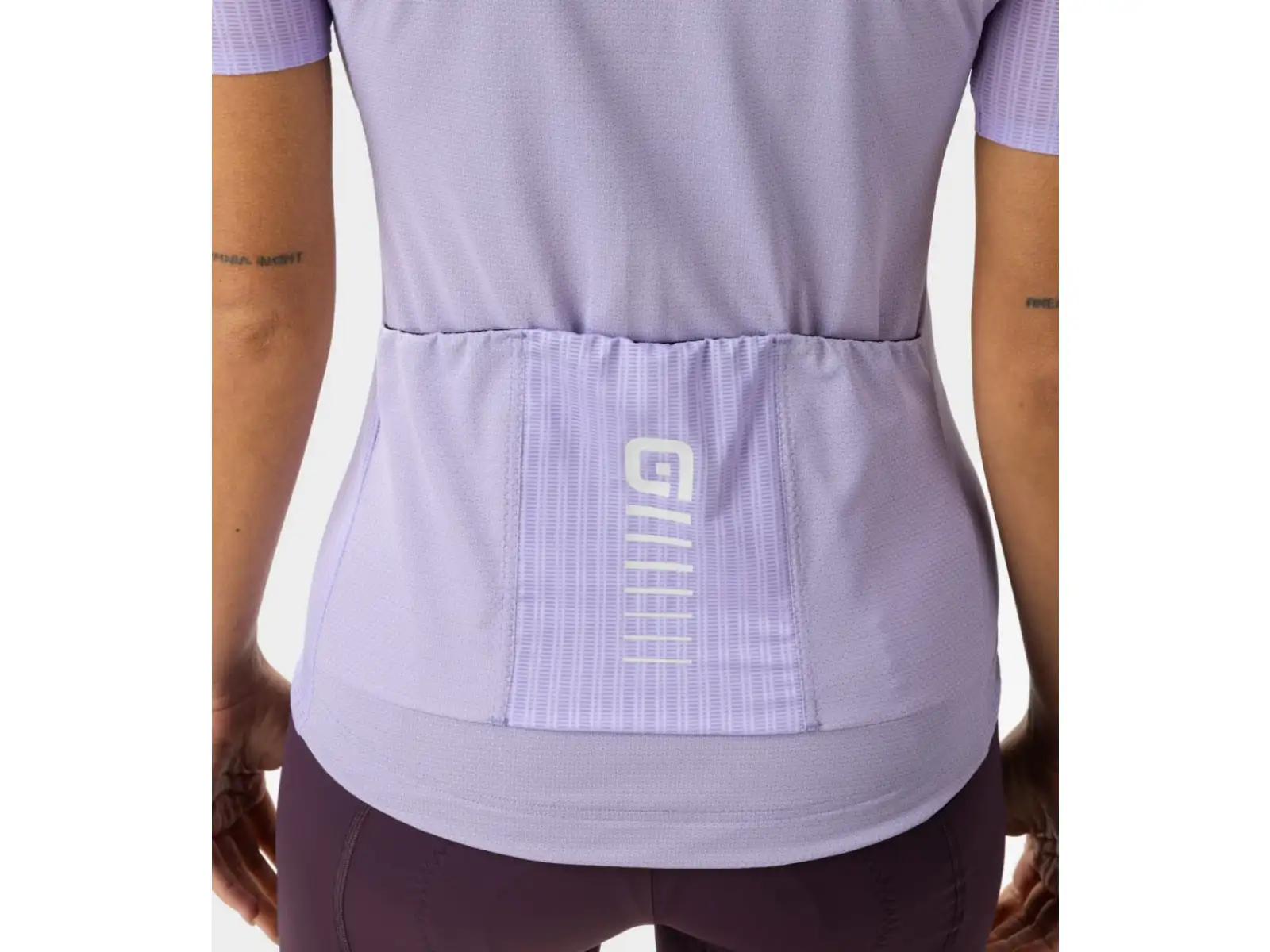 Alé R-EV1 Silver Cooling women's jersey short sleeve Lavender