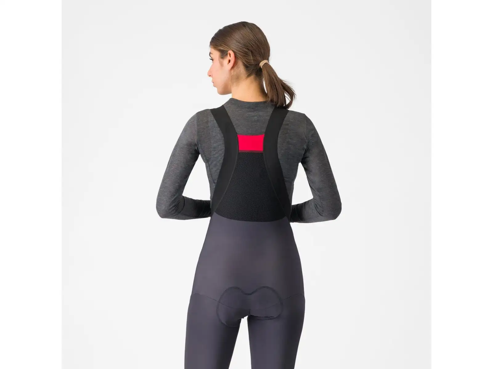 Castelli Medio Base Layer women's base layer long sleeve Melange Gray