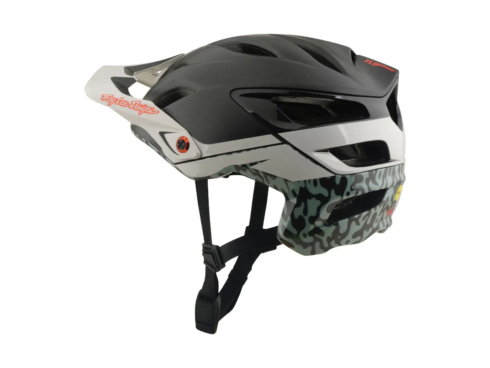 Troy Lee Designs A3 MIPS helmet Halo Charcoal/Pumice