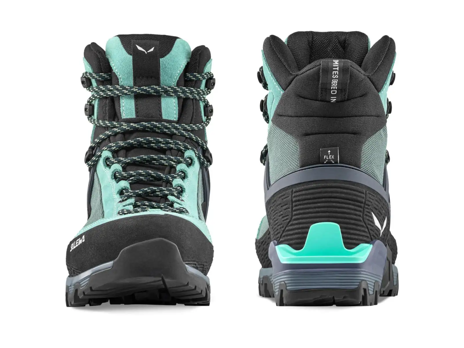 Salewa Mountain Trainer 3 Tech Mid GTX women's hiking boots Willow/Orion Blue
