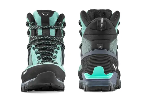 Salewa Mountain Trainer 3 Tech Mid GTX women's hiking boots Willow/Orion Blue
