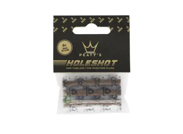 Peatys Holeshot set of plugs 6 pcs 3 mm