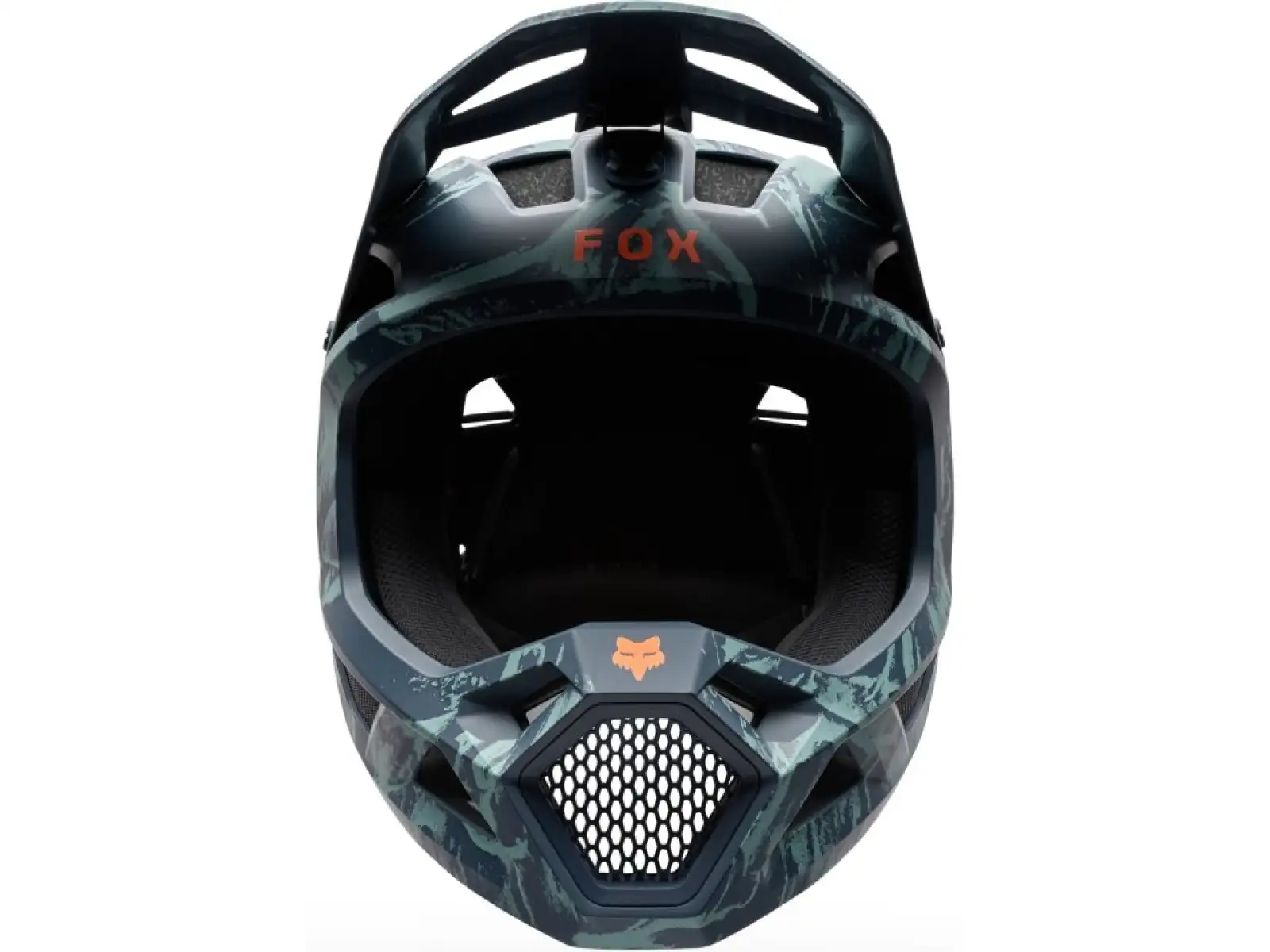 Fox Rampage Image Print kids helmet Arctic Blue