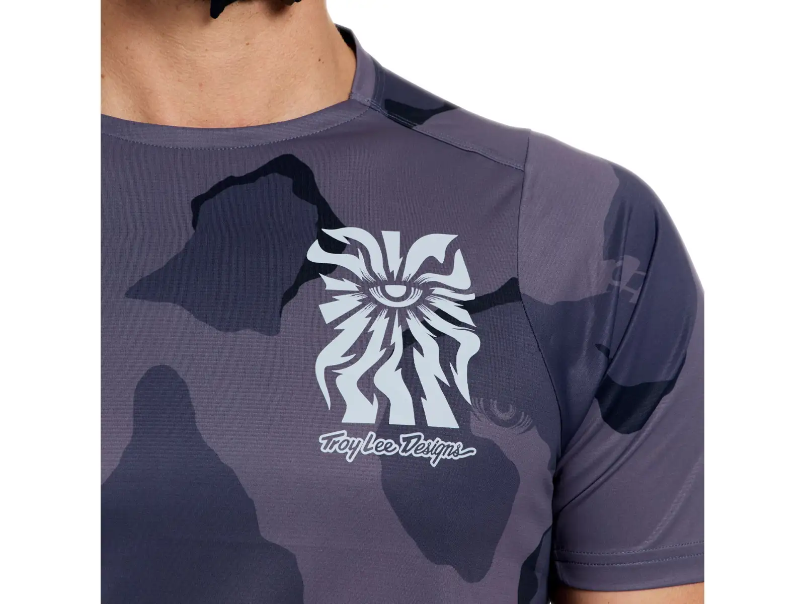 Troy Lee Designs Skyline Pro men's jersey short sleeve Flow Camo Carbon
