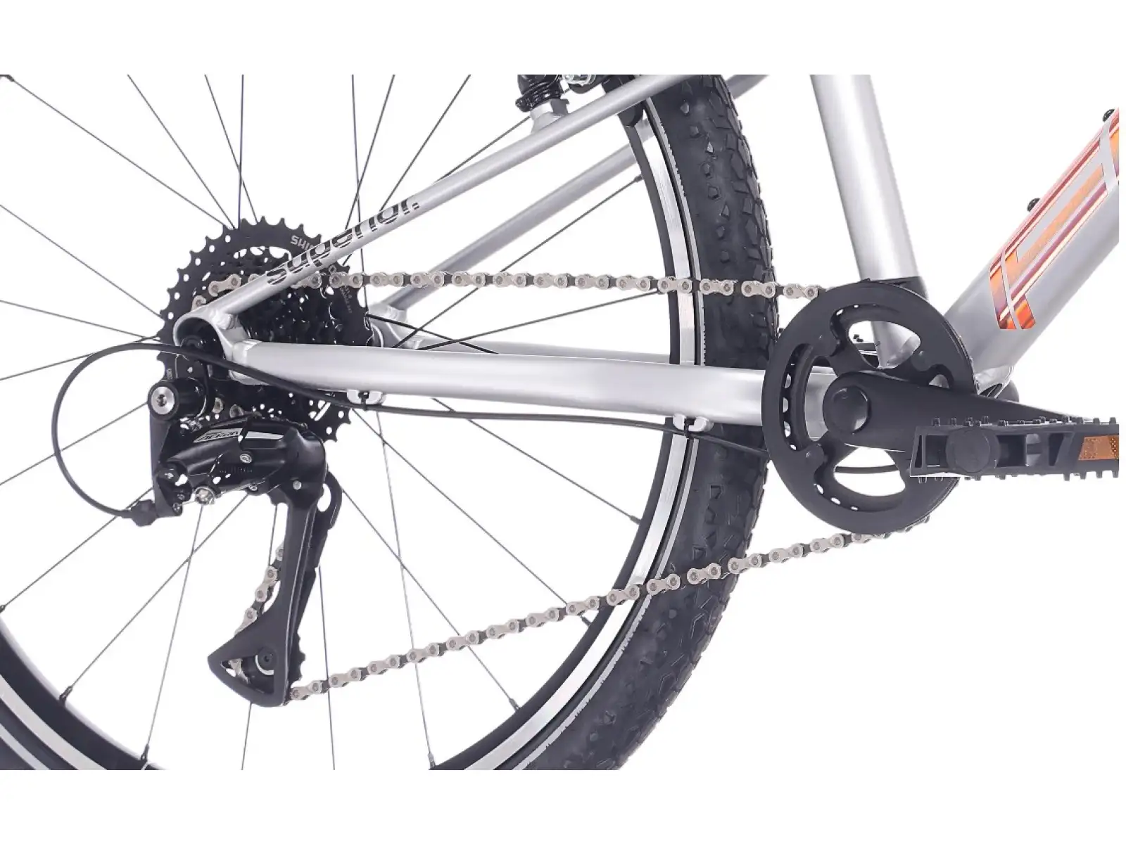 Superior F.L.Y. 24 VB kids bike Matte Silver