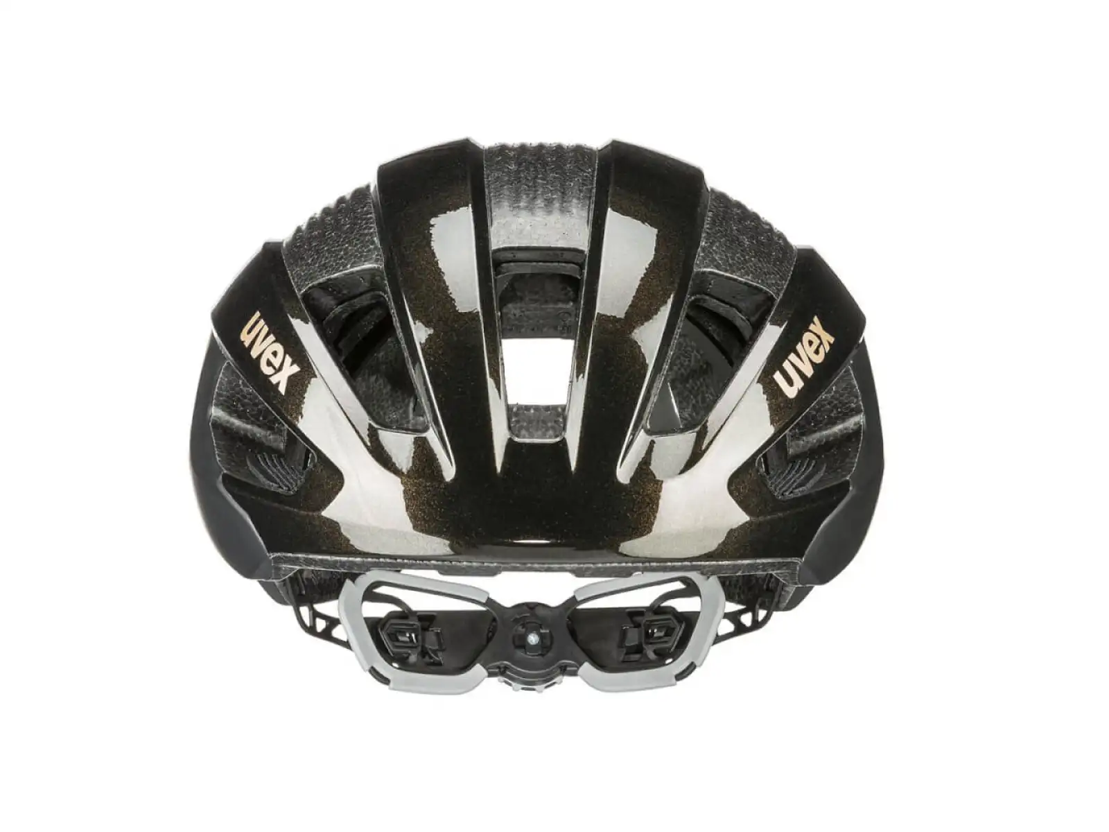 Uvex Rise CC road helmet Black Gold Flakes We