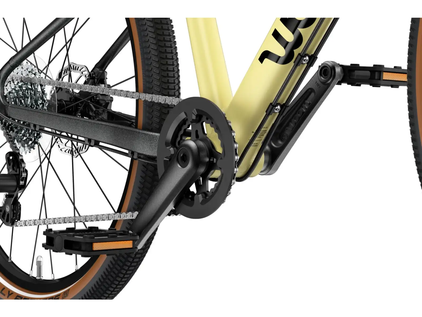 Woom 6 EXPLORE kids bike mellow yellow