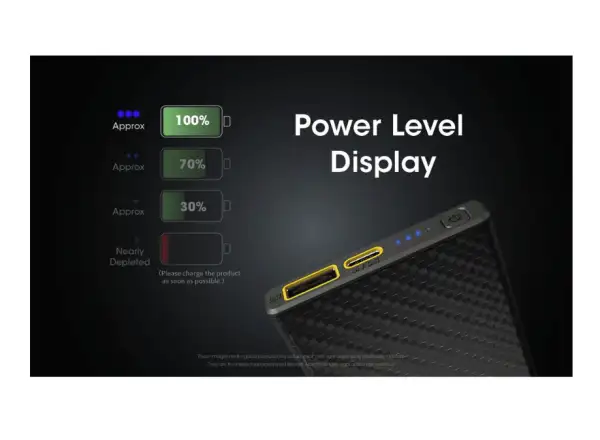 Nitecore powerful Powerbank CARBO 10000, USB-C, 10000 mAh