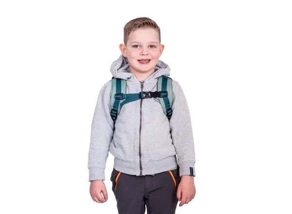 Kohla Happy Rocky 8 children's hiking backpack Beryl Green