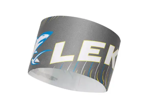 Leki Race Shark headband anthracite-cyan, size Uni