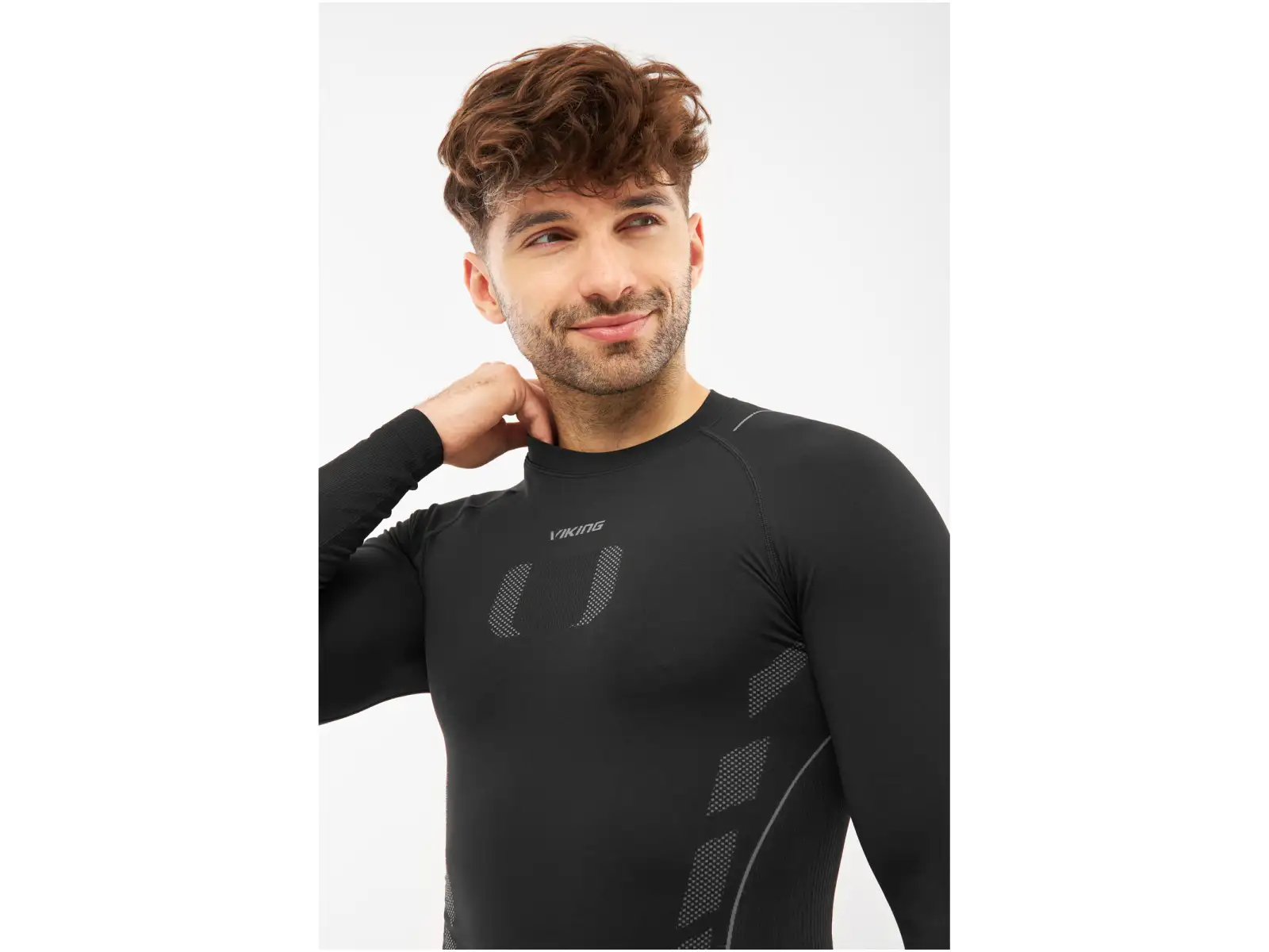 Viking Eiger 2.0 men's underwear set Black/Grey