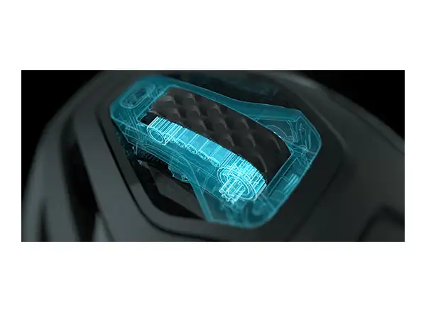 Lazer Vento KinetiCore helmet black/silver