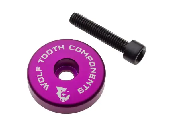 Wolf Tooth Ultralight headset cap + 5 mm spacer purple