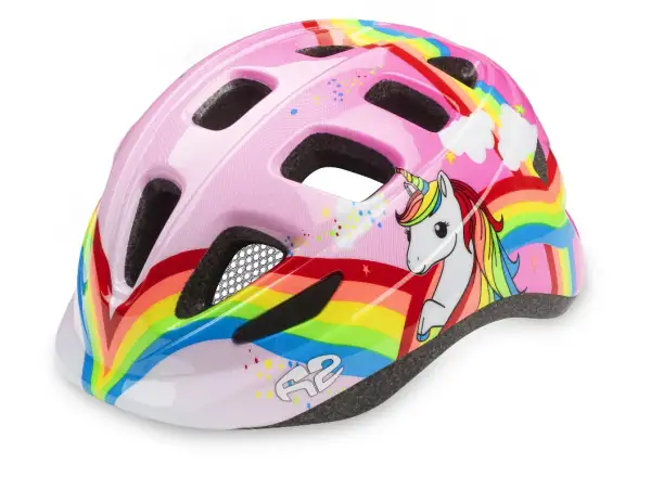 R2 Bunny children's cycling helmet pink/white