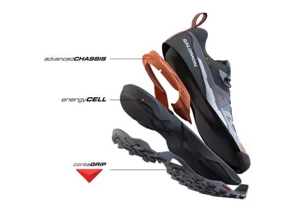 Salomon X Ultra 360 GTX men's hiking shoes Carbon/India Ink/Deep Dive