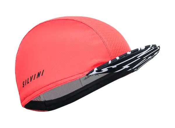 Silvini Amaro cycling cap ruby/black size UNI