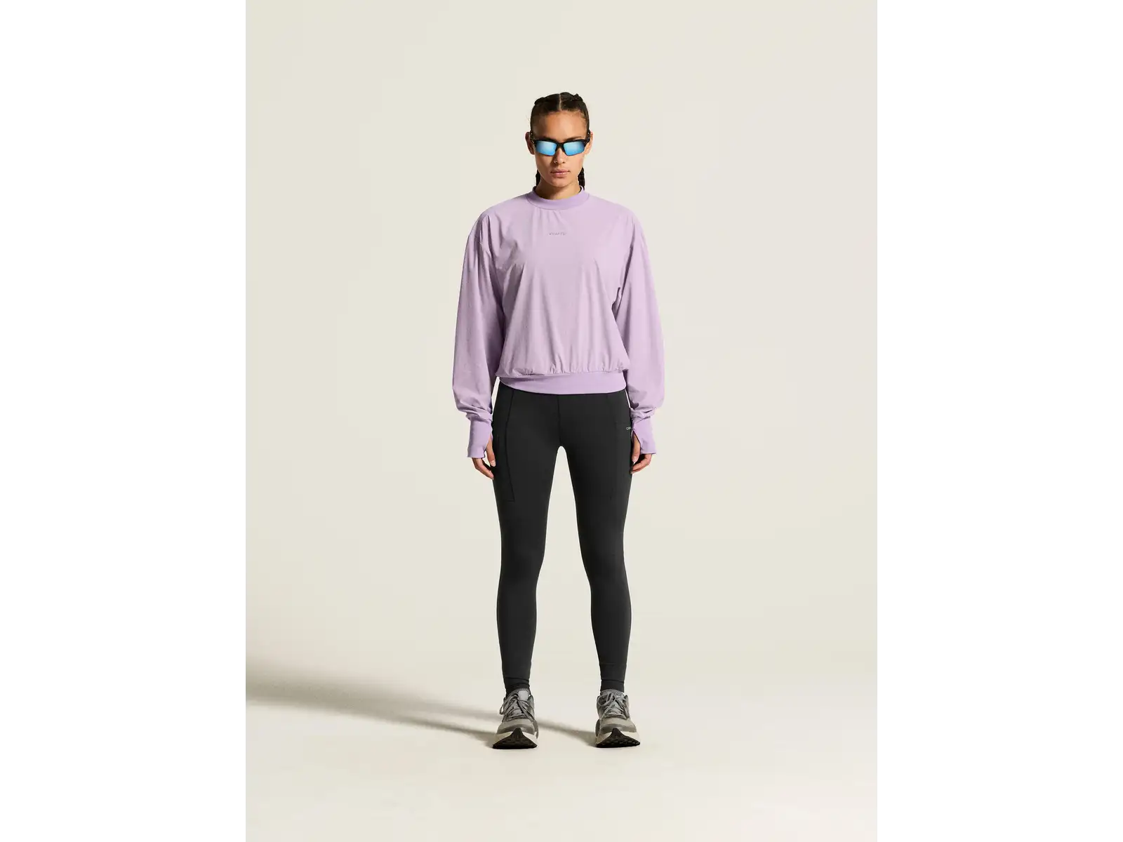 Craft Hypervent Wind Top women's long-sleeve T-shirt purple