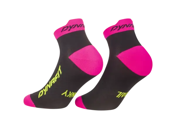 Dynafit Trail Short running socks Black Out/Pink Glo