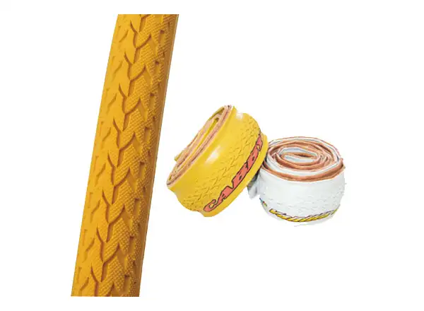 Point Fixie Pops Cabby fixie tire kevlar 24-622 yellow