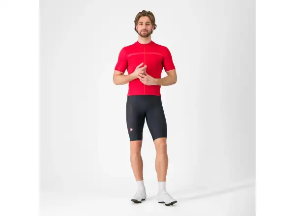 Castelli Competizione 2 men's shorts with insert and braces Black