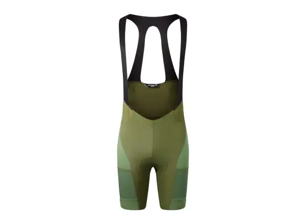 Endura GV500 Reiver men's bib shorts with pad Olive Green