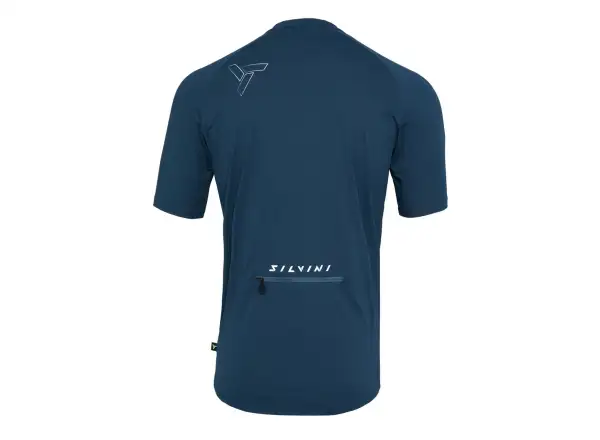 Silvini Naturno men's jersey short sleeve Navy/Black