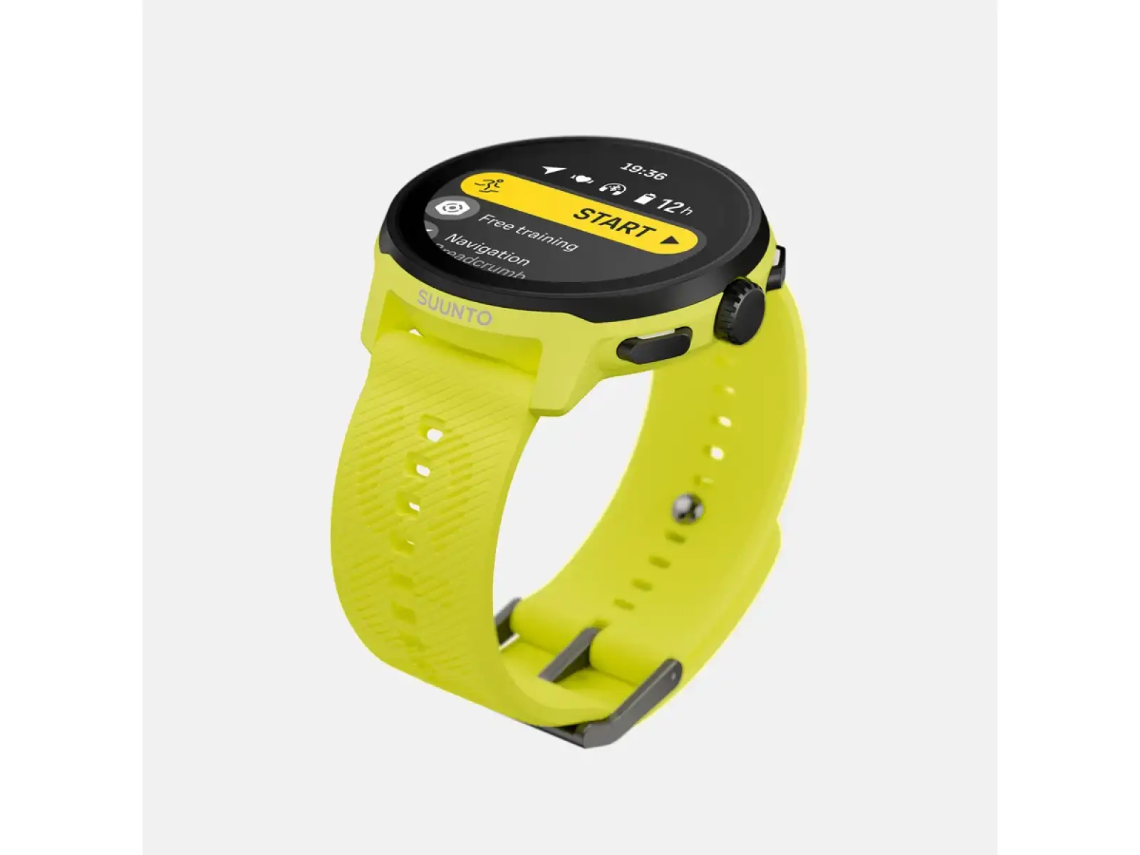 Suunto Run smart watch silicone strap Lime
