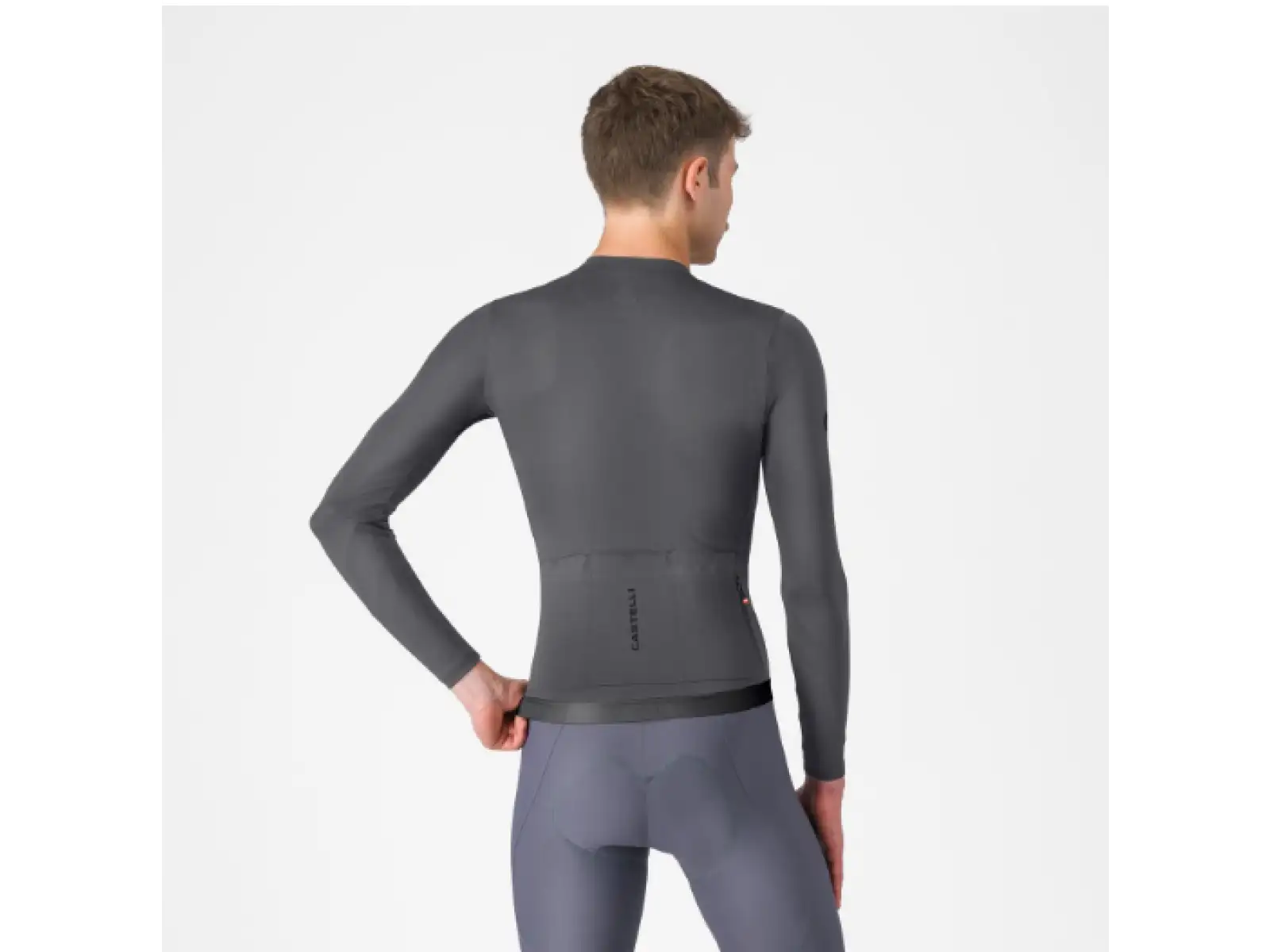 Castelli Espresso 2 men's jersey long sleeve Smoky Gray