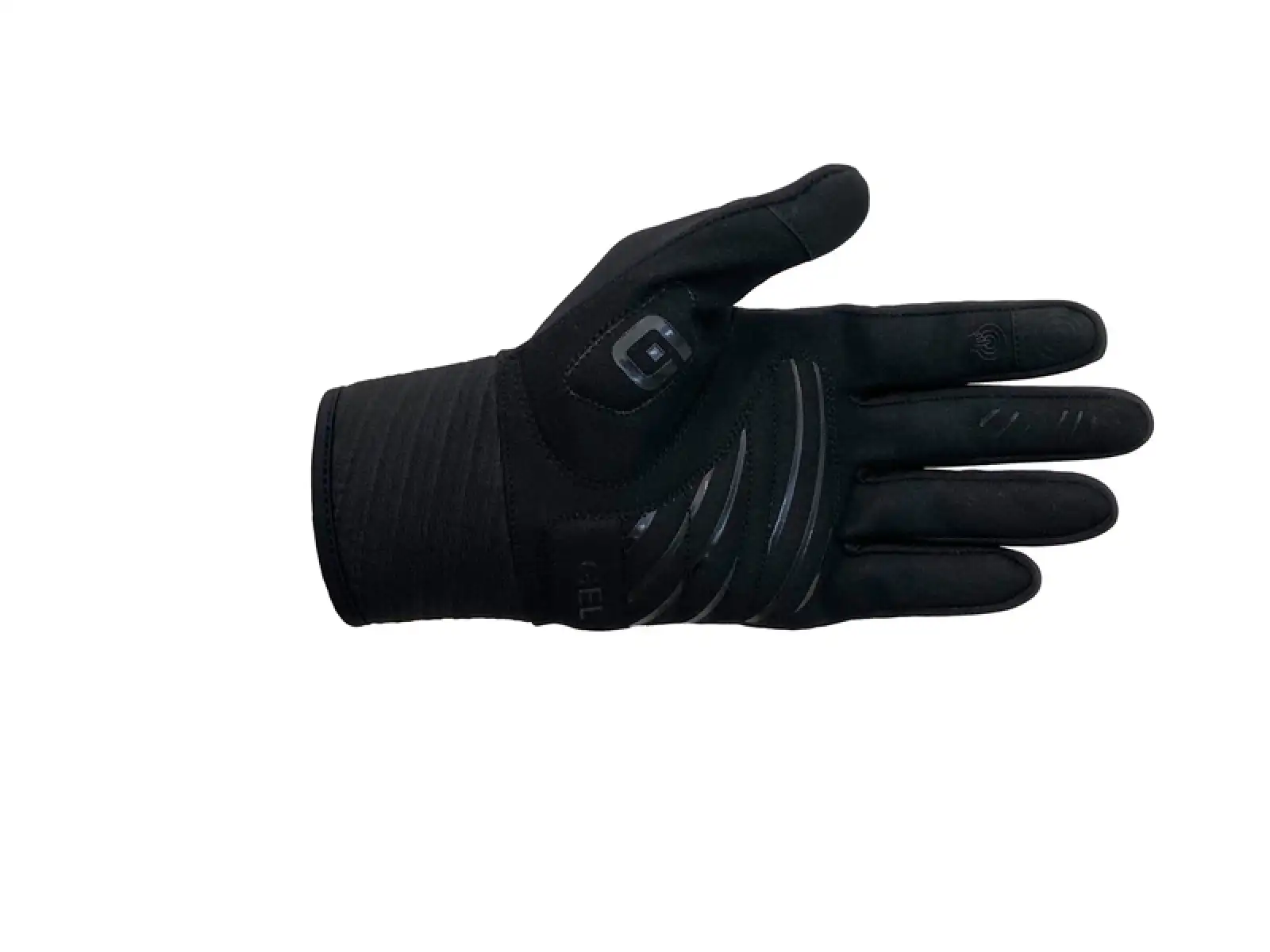 Alé Windprotection long cycling gloves black