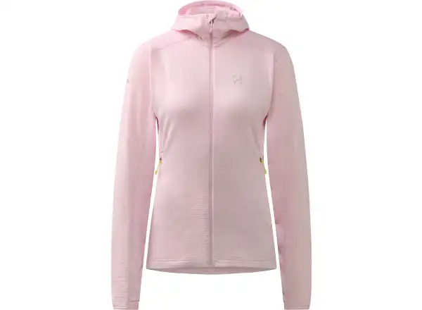 Haglöfs L.I.M Mid Multi Hood women's hooded sweatshirt Fresh Pink