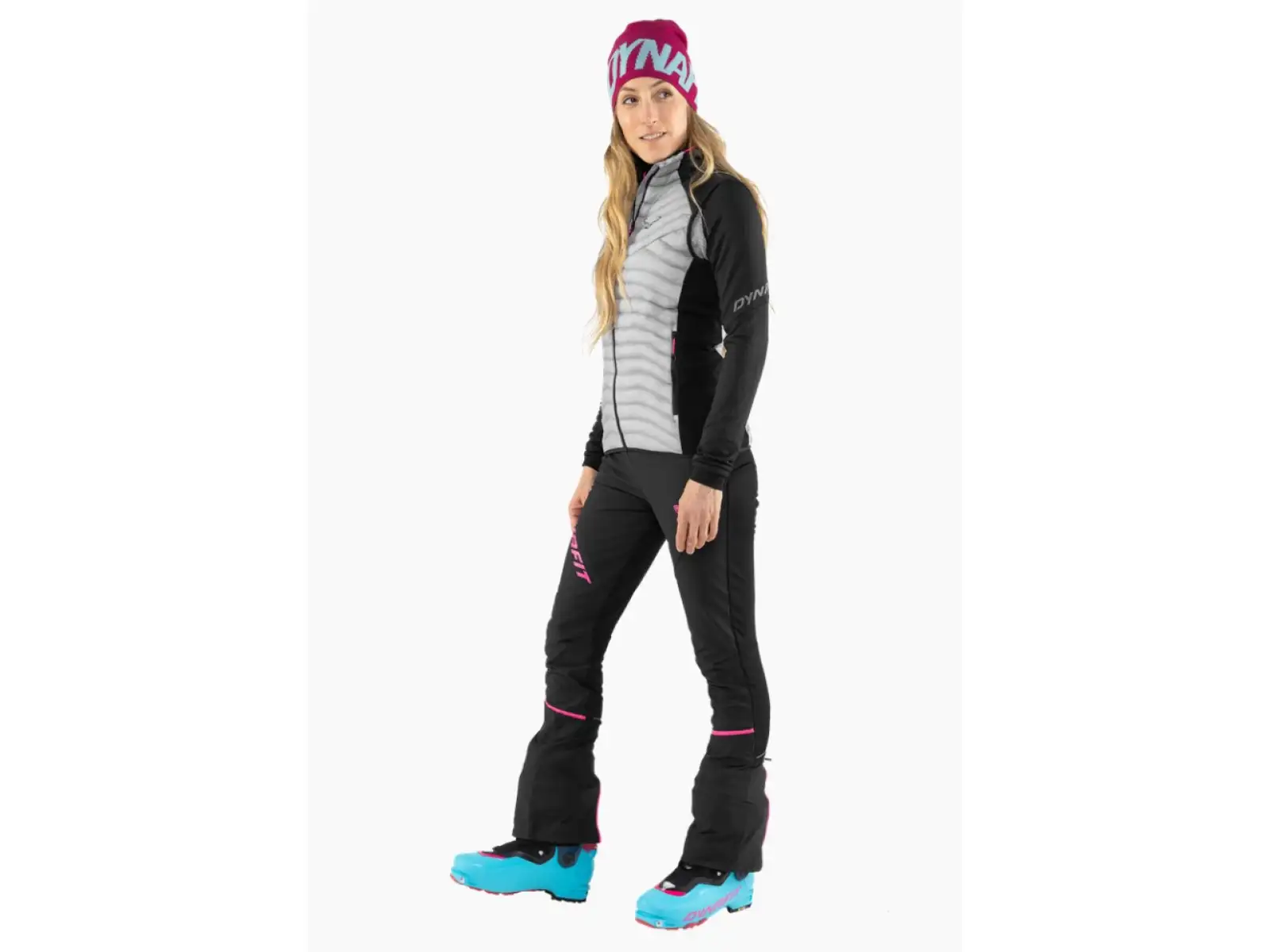 Dynafit Speed Dynastretch women's pants Black Out/Pink Glo
