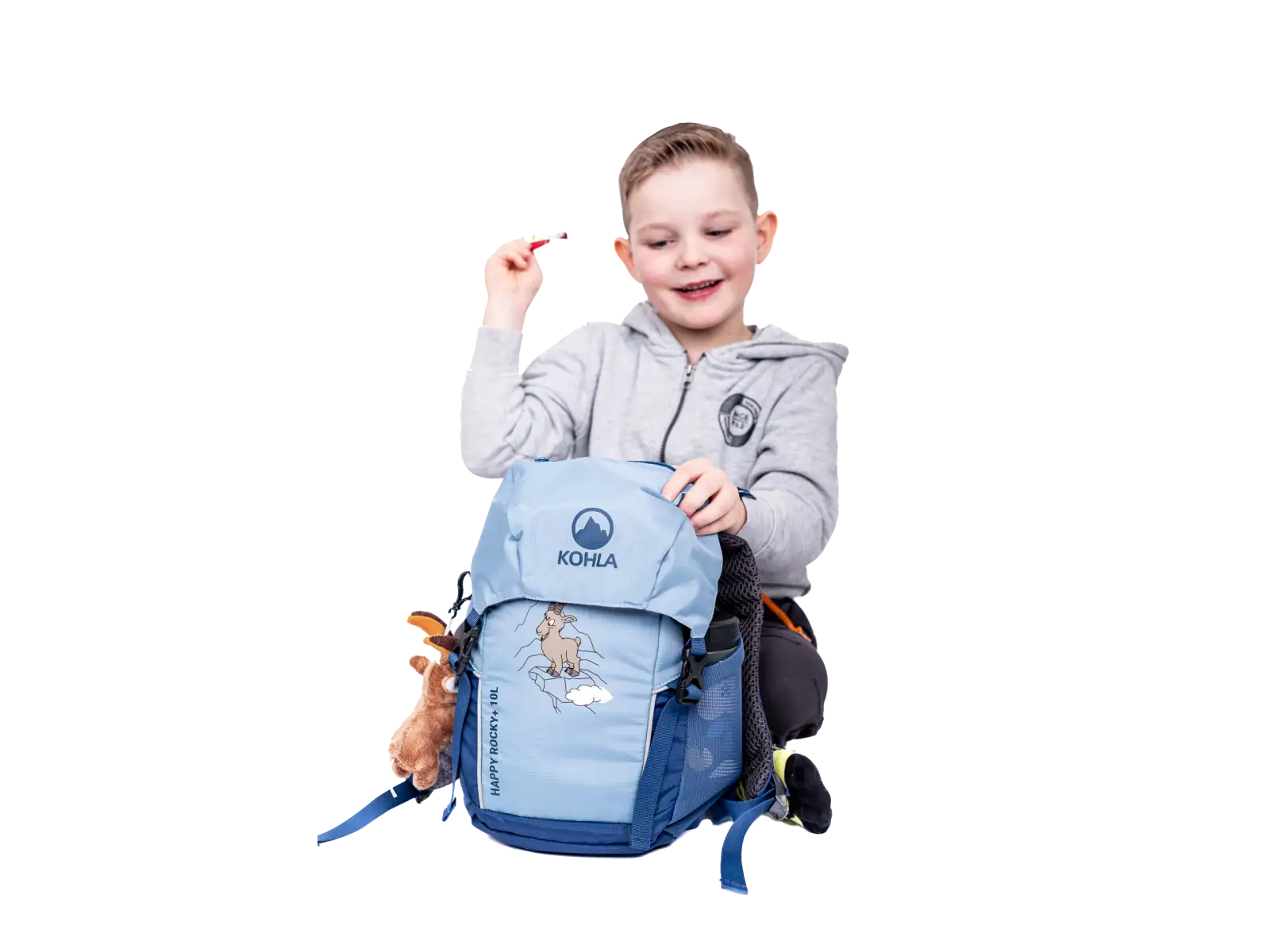 Kohla Happy Rocky 10 kids hiking backpack Dusk Blue