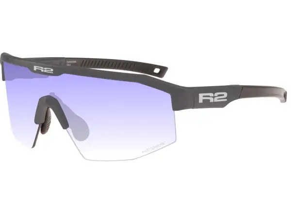 R2 Gain cycling glasses matte metallic dark gray/clear