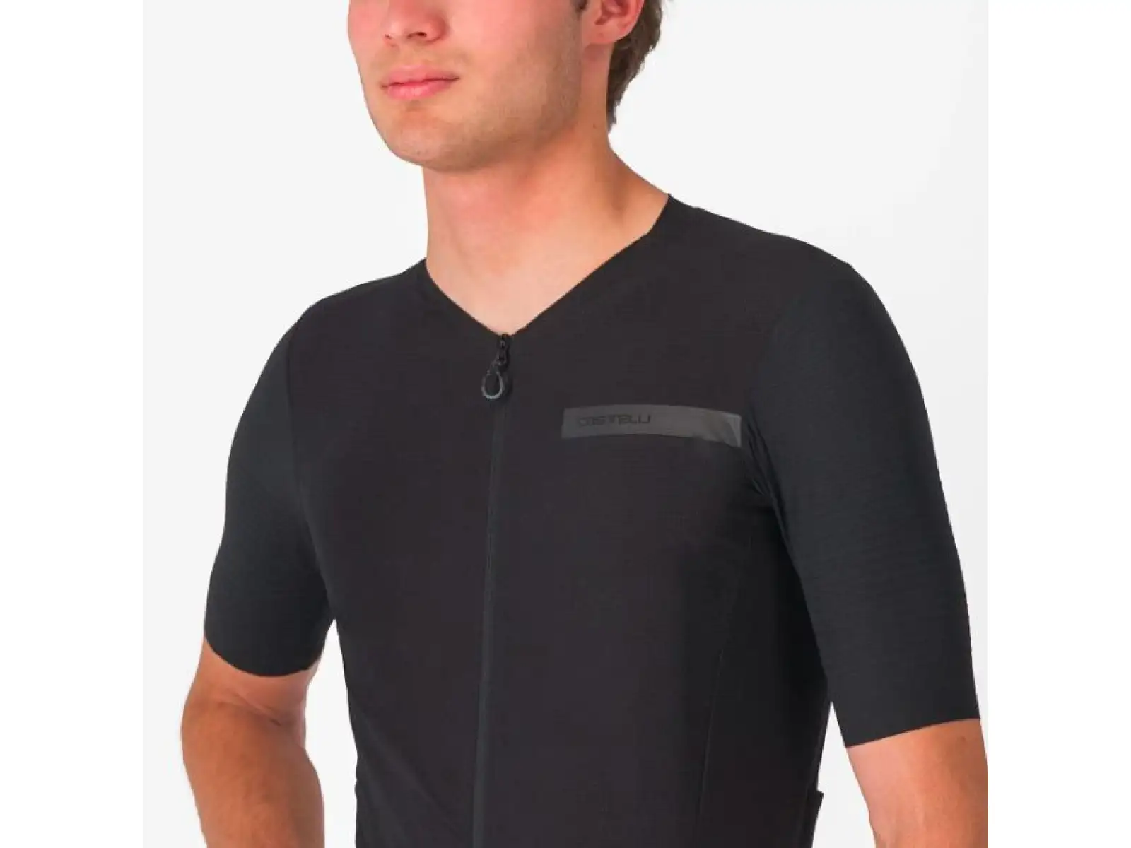 Castelli Premio Evo men's jersey short sleeve Light Black