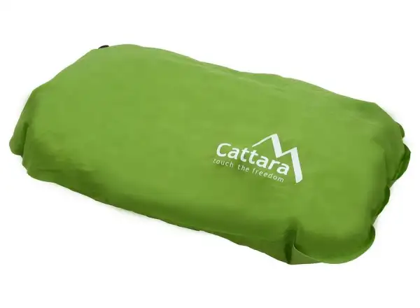 Cattara self-inflating pillow 50x30x13cm green