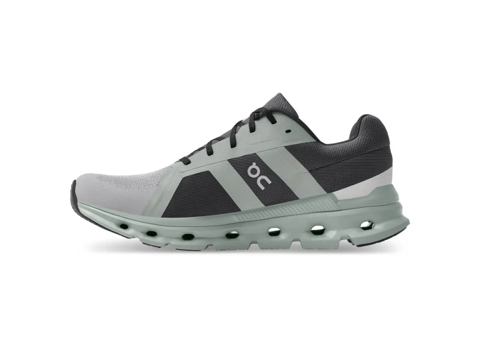 On Cloudrunner Running Shoes Men Alloy/Moss