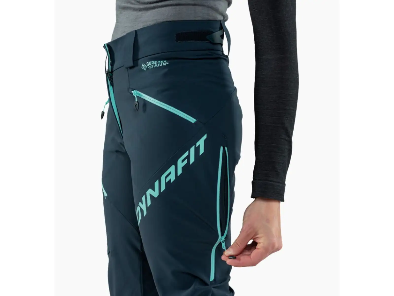 Dynafit Radical Infinium Hybrid women's pants Blueberry/Marine Blue