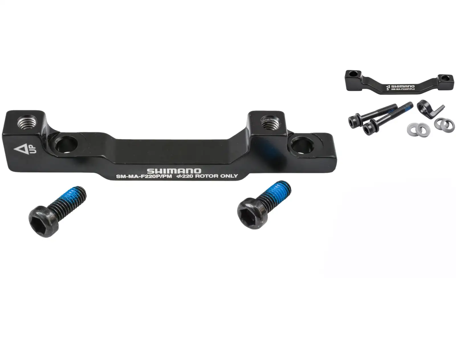 Shimano SM-MA-F220 220 mm disc brake adapter, P/PL2, front